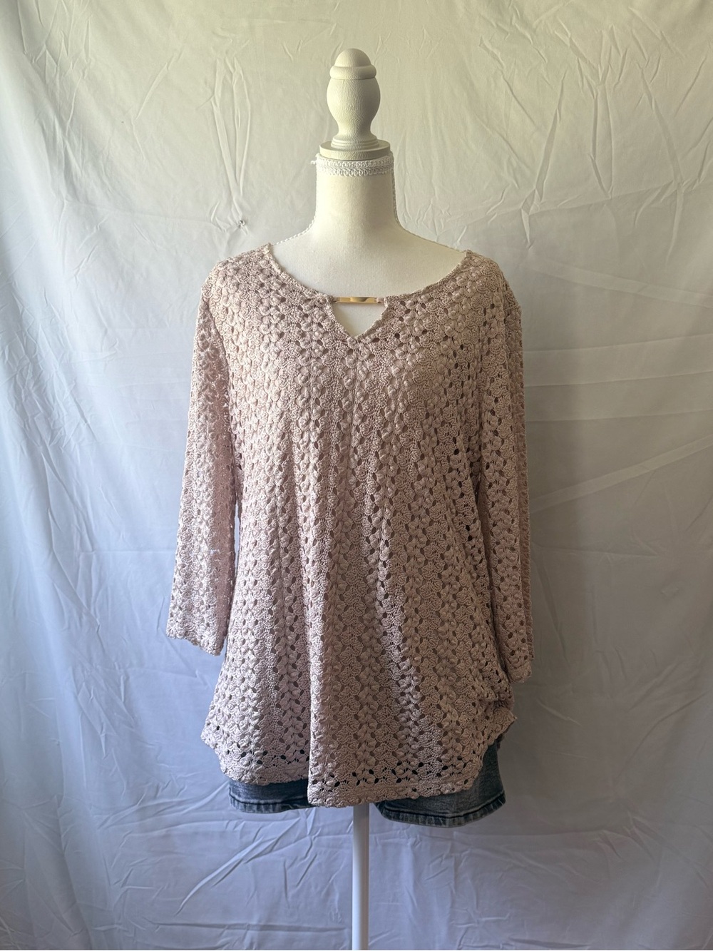 JM Collection Crochet Tunic 🌸✨